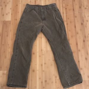 Thermal lined Wrangler pants